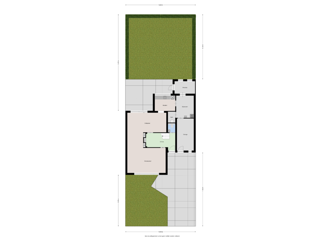 Bekijk plattegrond van Begane grond - tuin van Amer 76