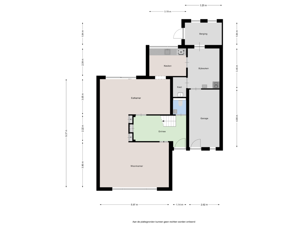 Bekijk plattegrond van Begane grond van Amer 76