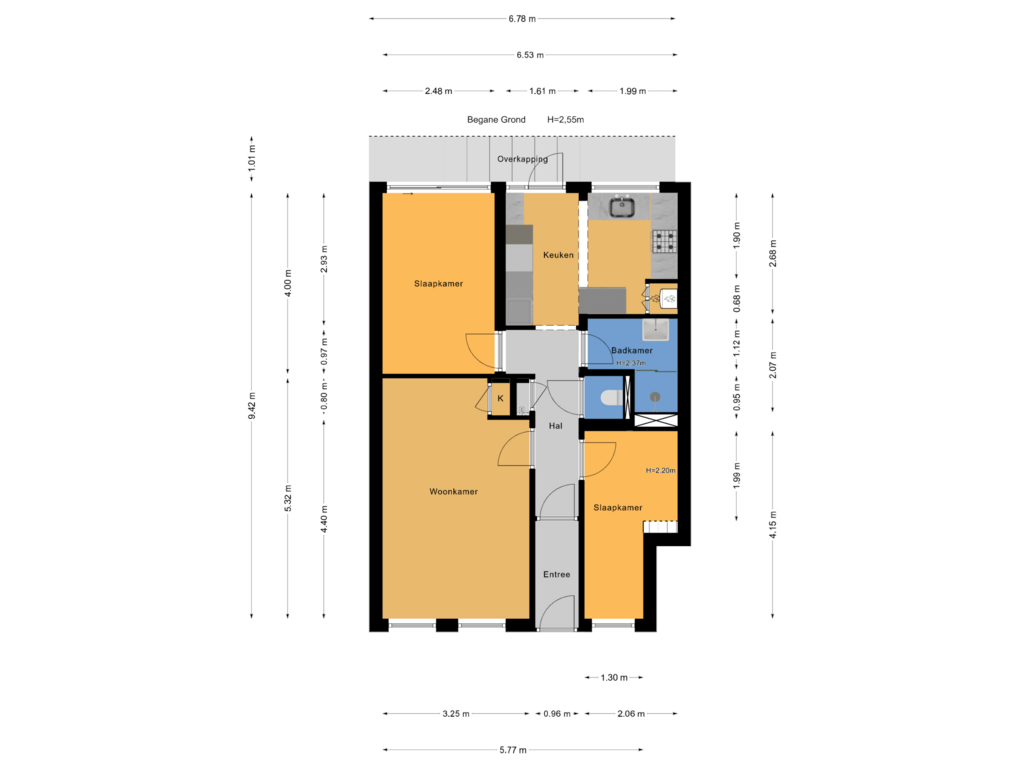 Bekijk plattegrond van Begane Grond van Jutphaasstraat 4