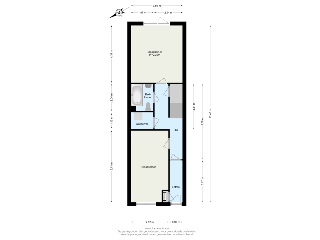 Bekijk plattegrond van Begane Grond van Prins Hendriklaan 6