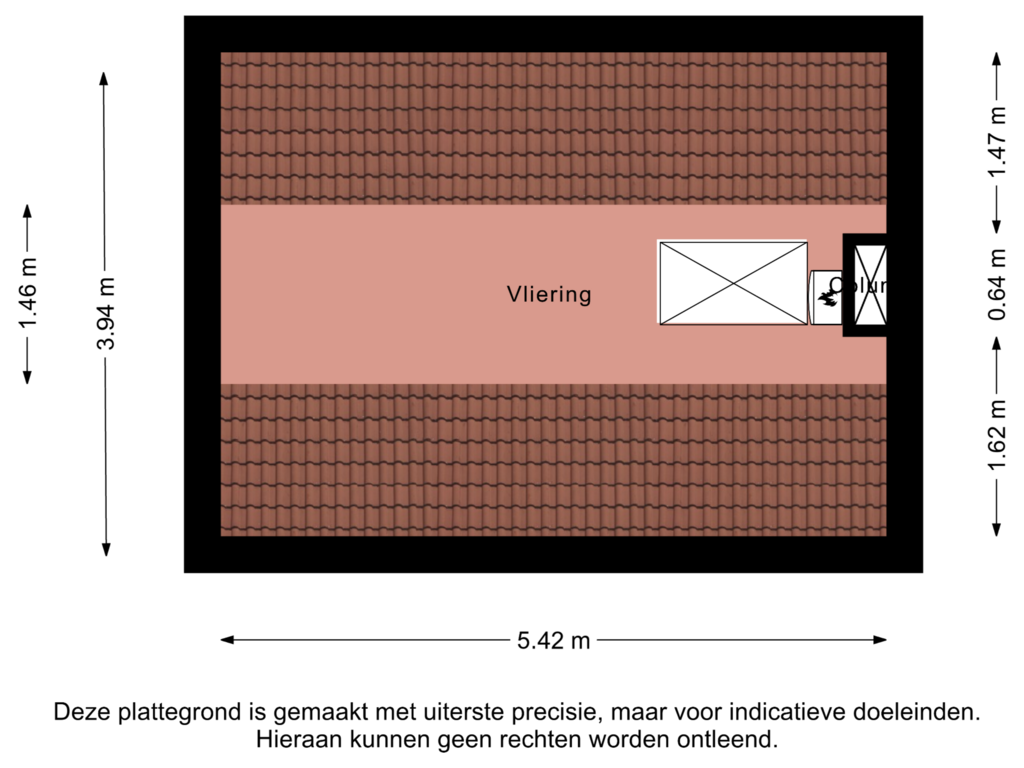 Bekijk plattegrond van Vliering van Oldeberkoperweg 8