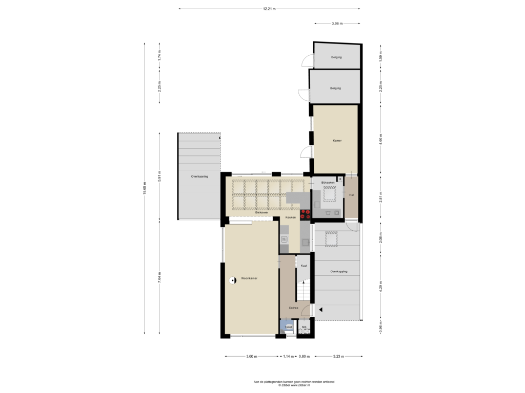 Bekijk plattegrond van Begane Grond van Kastanjelaan 32