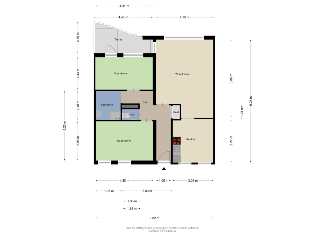 Bekijk plattegrond van Appartement van Snelfilterweg 117