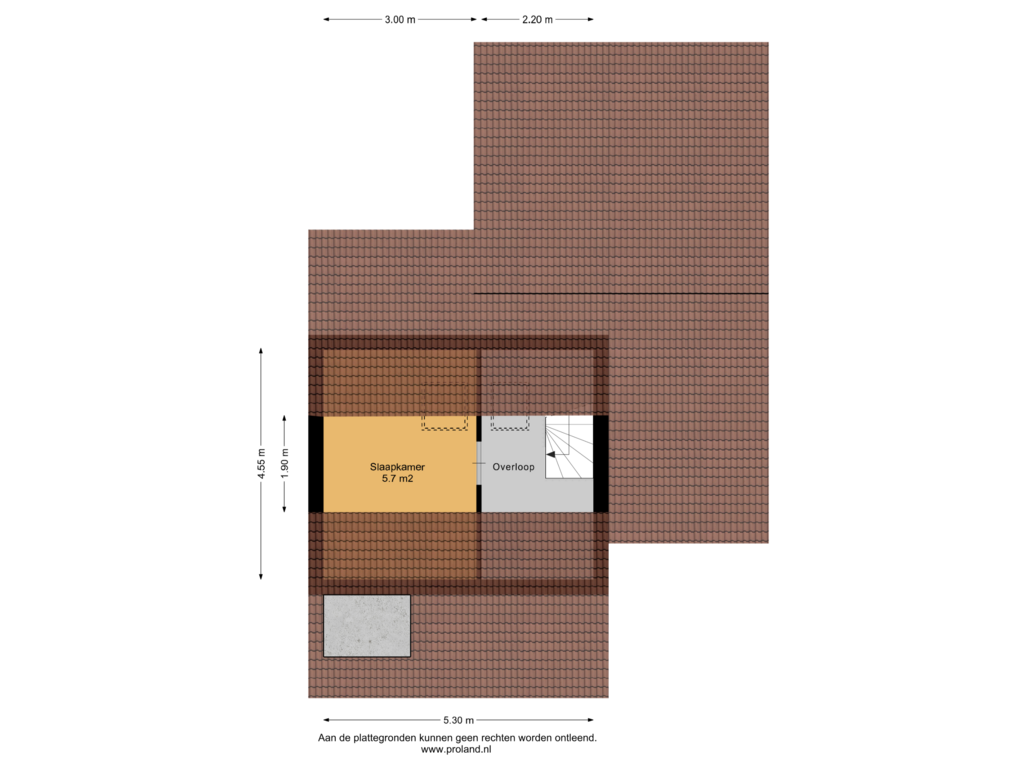 Bekijk plattegrond van 2e Verdieping van Reidfoarn 39