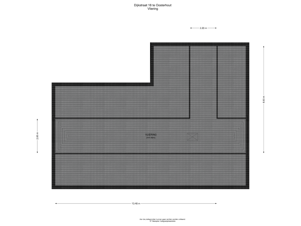 View floorplan of Vliering of Dijkstraat 18