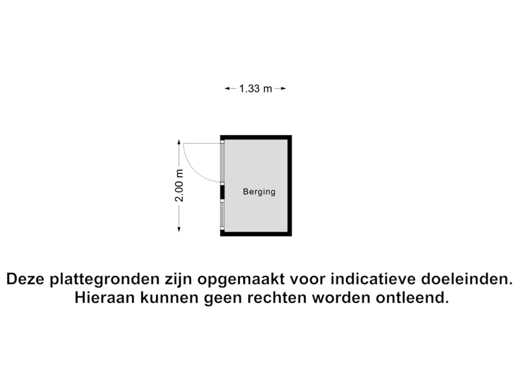 Bekijk plattegrond van Berging van Wierbalg 1229