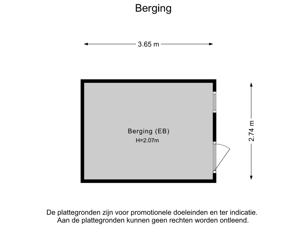 Bekijk plattegrond van Berging van Labriehof 6