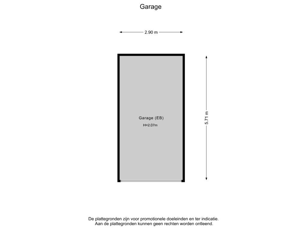 Bekijk plattegrond van Garage van Labriehof 6