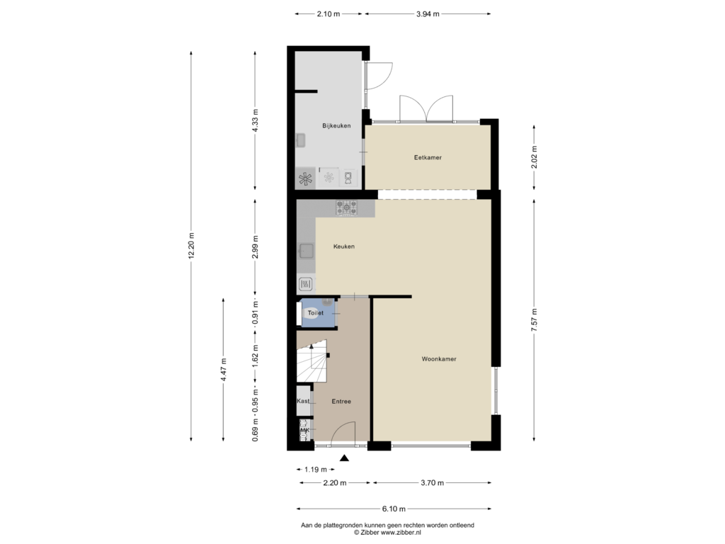 Bekijk plattegrond van Begane Grond van Pinksterblom 11