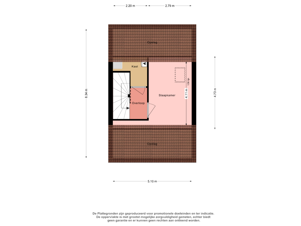 View floorplan of Tweede verdieping of Samuel de Marezhof 29