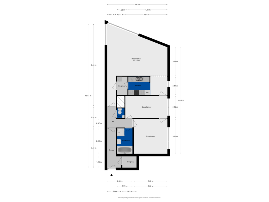 Bekijk plattegrond van Appartement van Bulgersteyn 7305