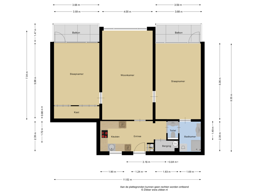 Bekijk plattegrond van Appartement van Stationsweg 92-601