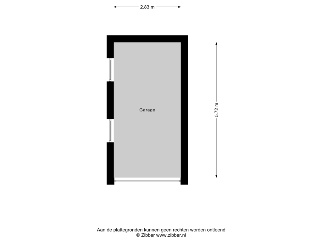 Bekijk plattegrond van Garage van Stationsweg 92-601