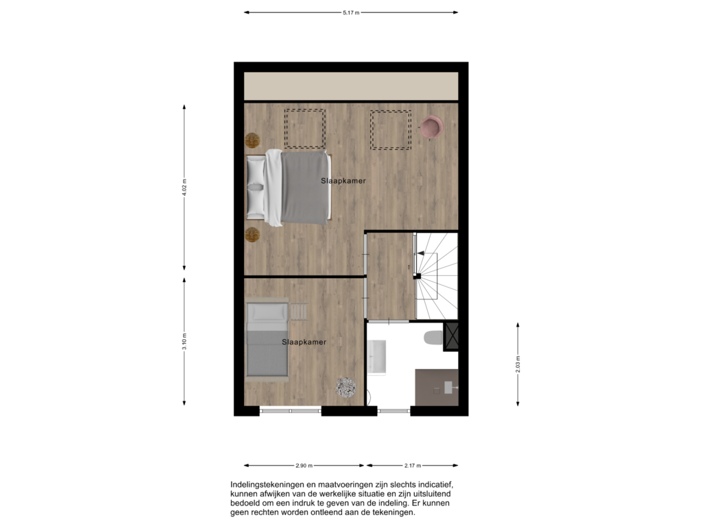 Bekijk plattegrond van Eerste verdieping van Peddelkreek 1