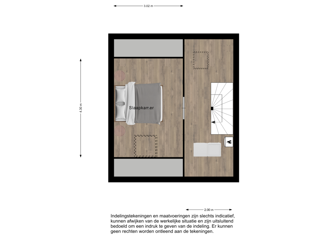 Bekijk plattegrond van Tweede verdieping van Peddelkreek 1