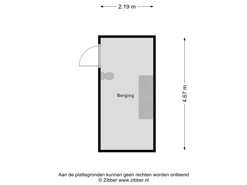 Bekijk plattegrond van Berging van Jozef Eliasweg 25