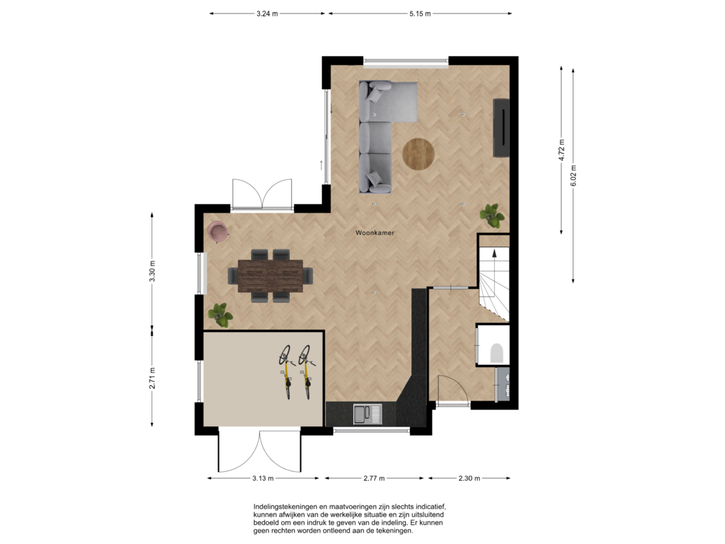 Bekijk plattegrond van First floor van Madelon Lulofsstraat 28