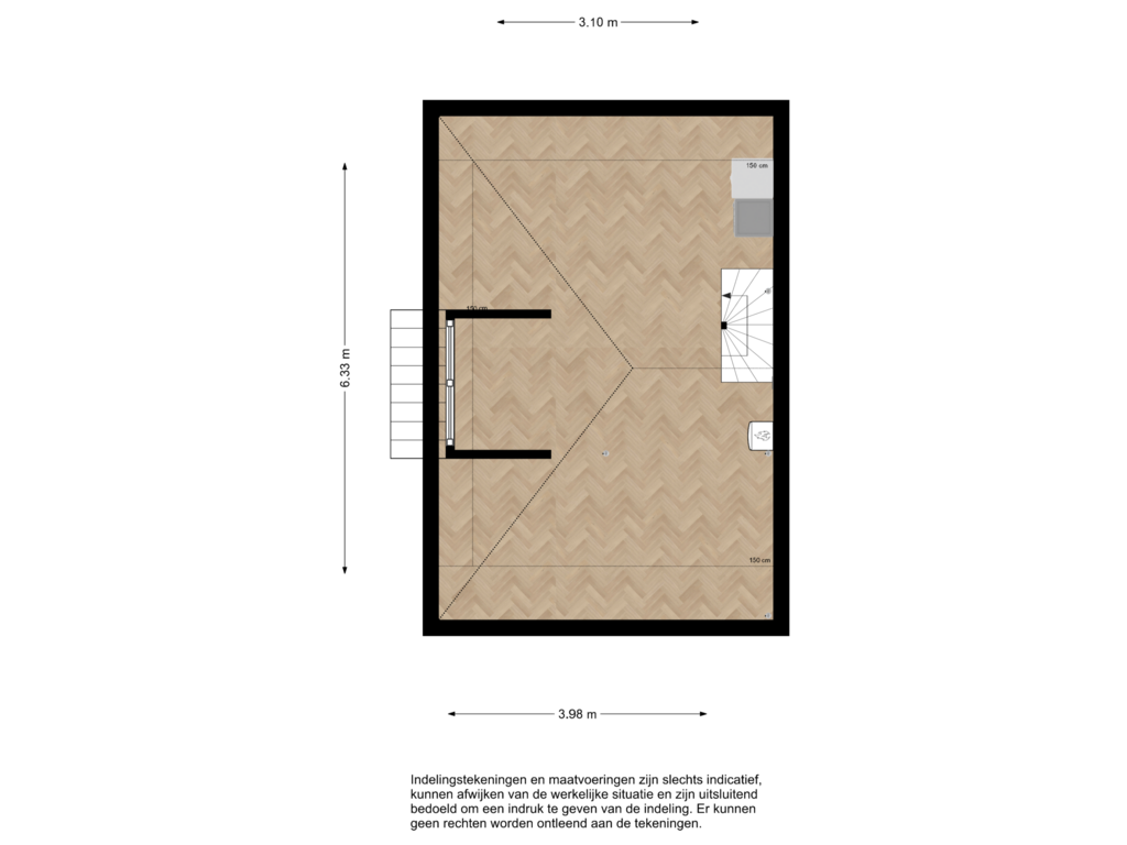 Bekijk plattegrond van Floor 2 van Madelon Lulofsstraat 28