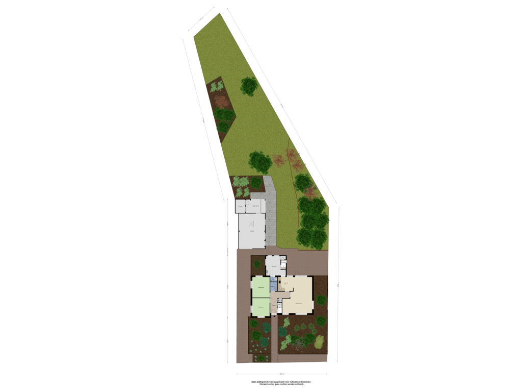 Bekijk plattegrond van Begane Grond Tuin van Schoolsteeg 5