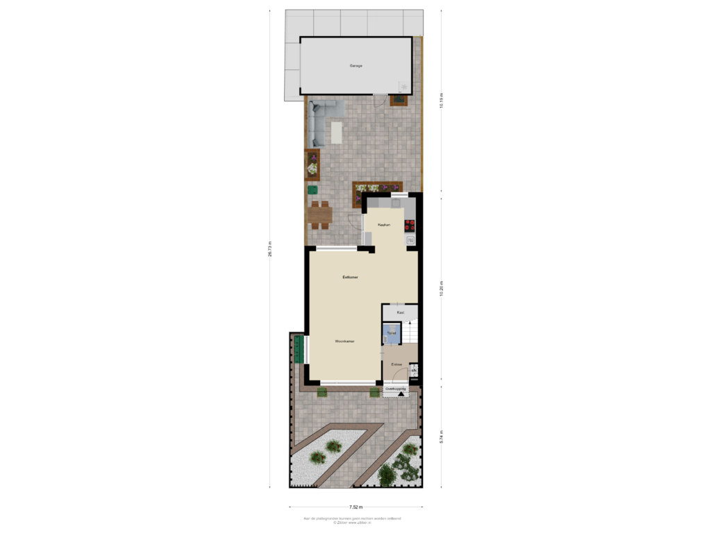 Bekijk plattegrond van Begane grond_Tuin van Kraaijenberg 9229