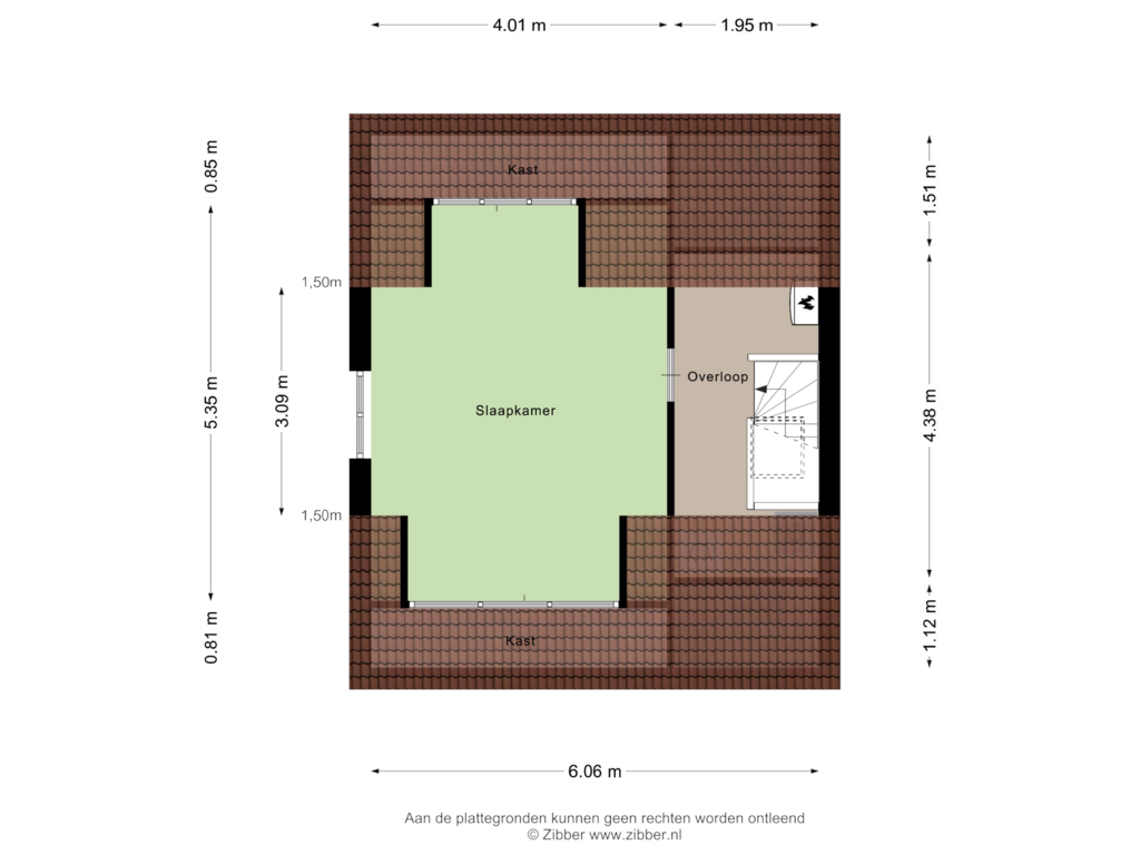 Bekijk plattegrond van Tweede verdieping van Kraaijenberg 9229