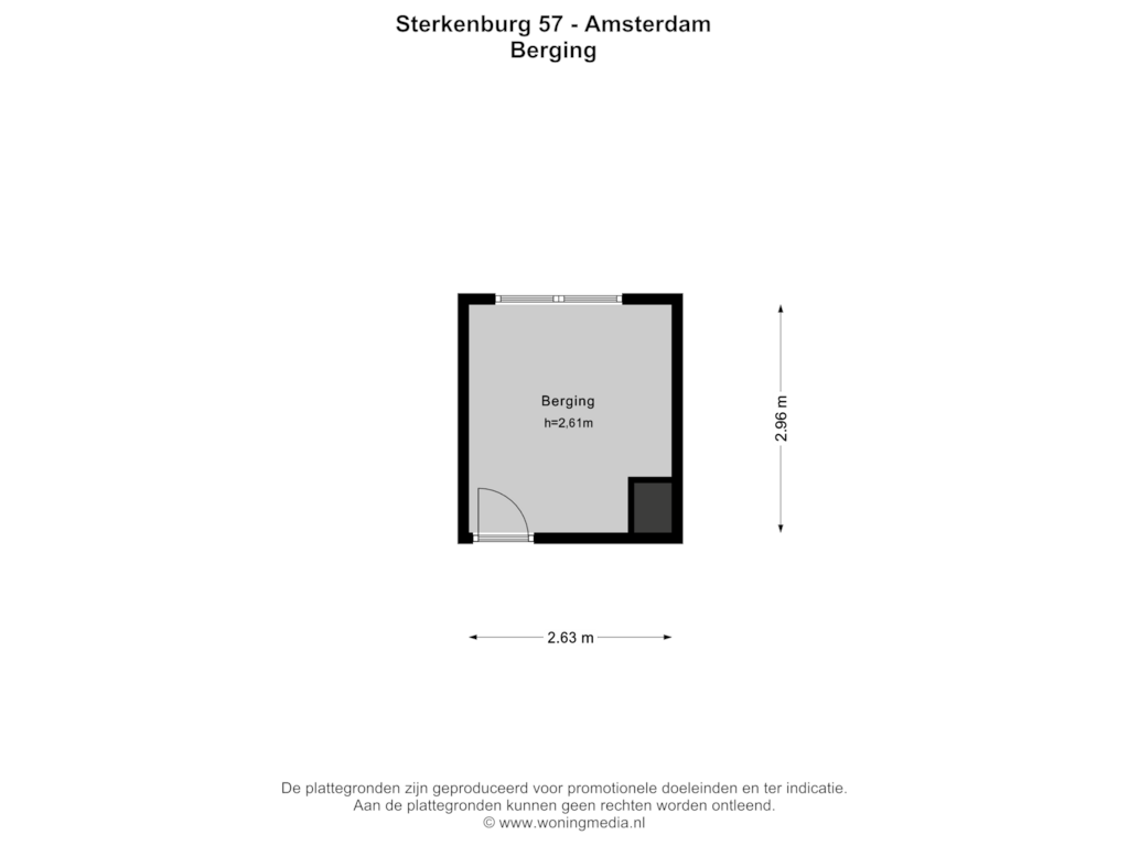 Bekijk plattegrond van Berging van Sterkenburg 57