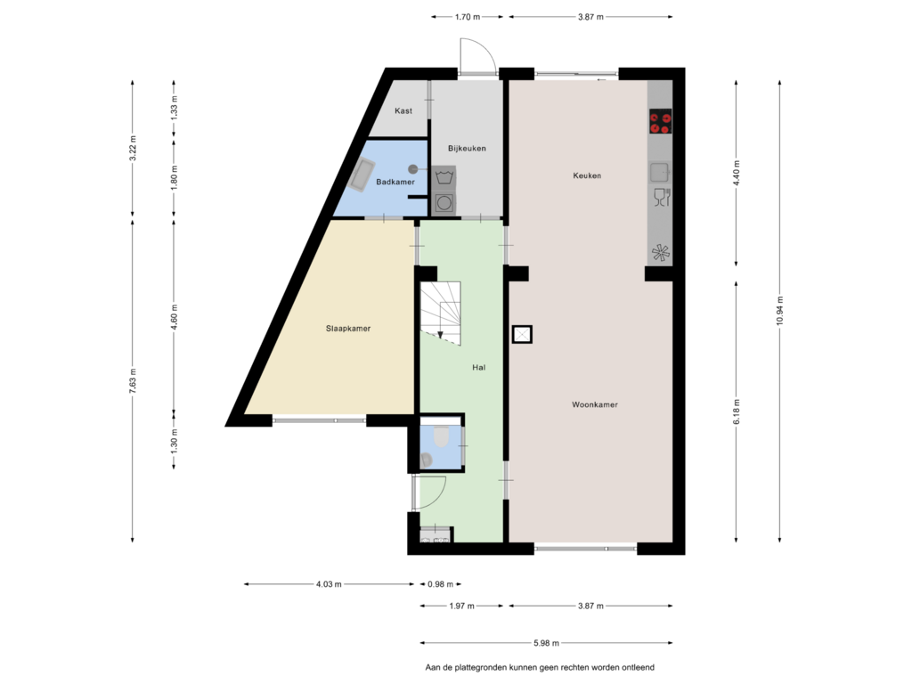 Bekijk plattegrond van Begane grond van Gladiolenstraat 1