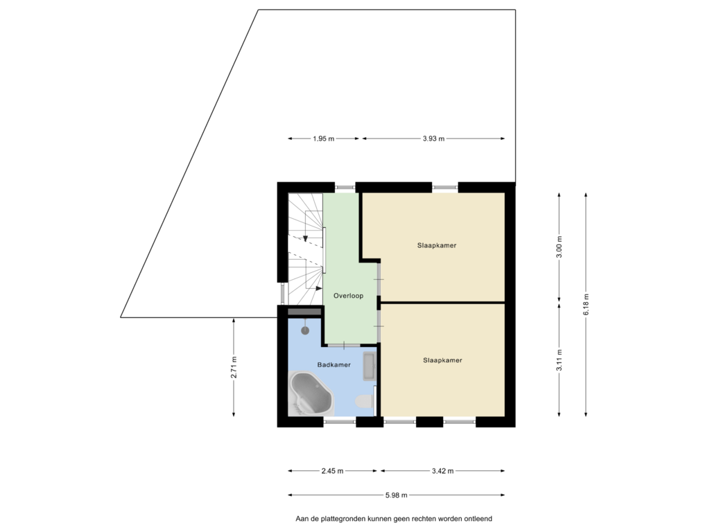 Bekijk plattegrond van Eerste verdieping van Gladiolenstraat 1