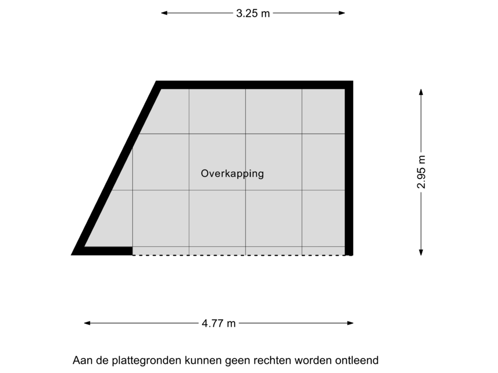 Bekijk plattegrond van Overkapping van Gladiolenstraat 1