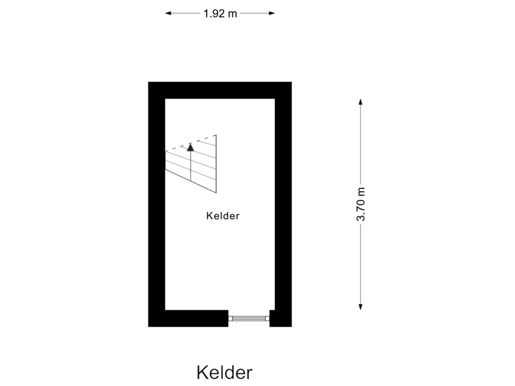 Bekijk plattegrond van Kelder van Past. Esserstraat 21