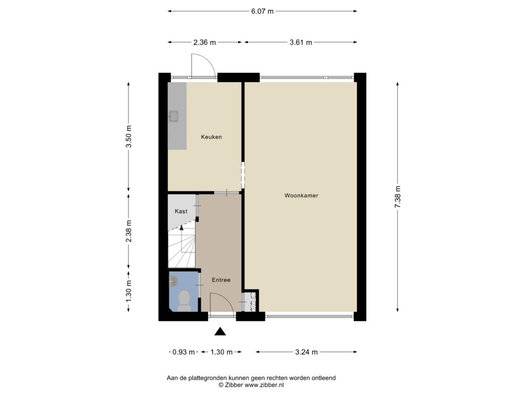 Bekijk plattegrond van Begane Grond van Bremstraat 6