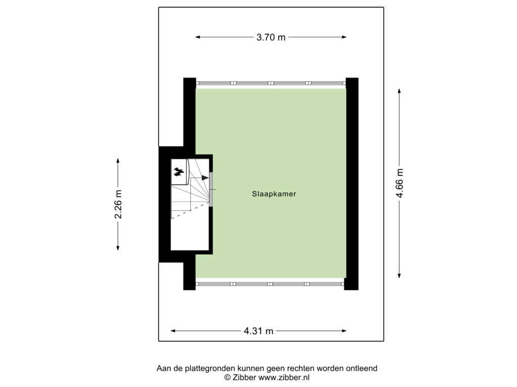 Bekijk plattegrond van Tweede verdieping van Van Koetsveldstraat 11