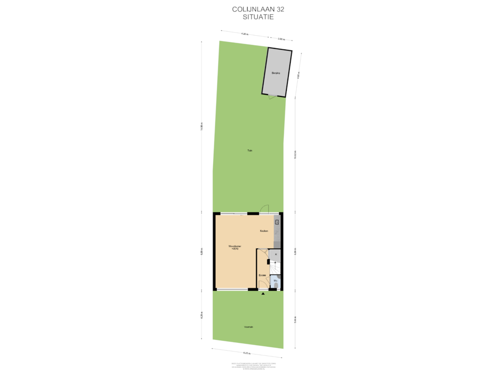 Bekijk plattegrond van Situatie van Colijnlaan 32