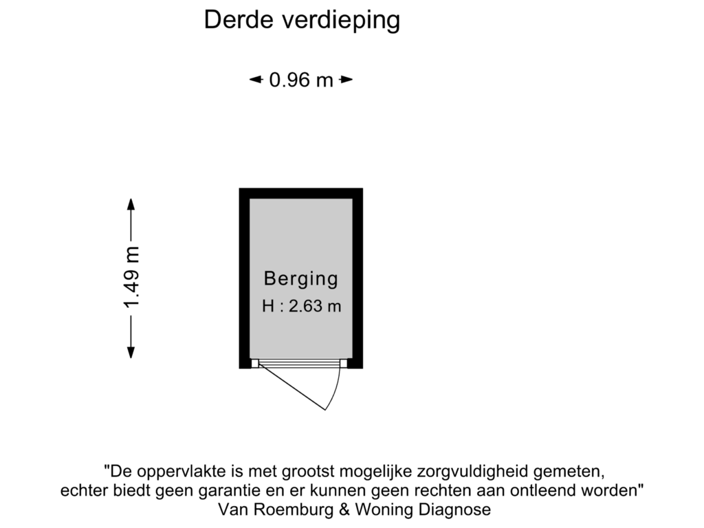 Bekijk plattegrond van Berging van Het Hoogt 52