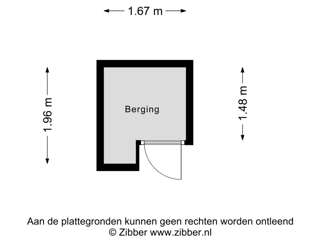 Bekijk plattegrond van Berging van Genovevalaan 272