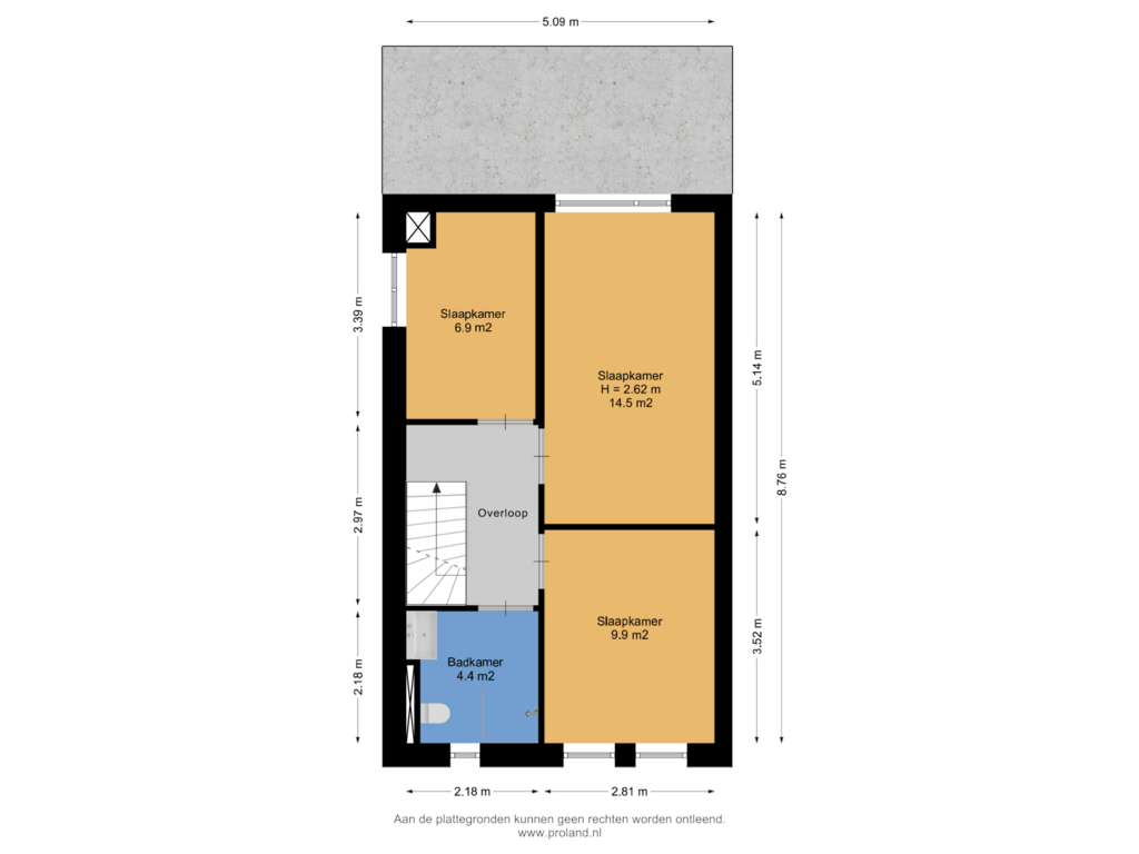 Bekijk plattegrond van 1e Verdieping van Penningkruidstraat 41