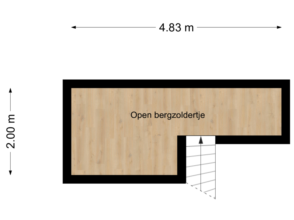 Bekijk plattegrond van Bergzolderje van Monseigneur Völkerstraat 46