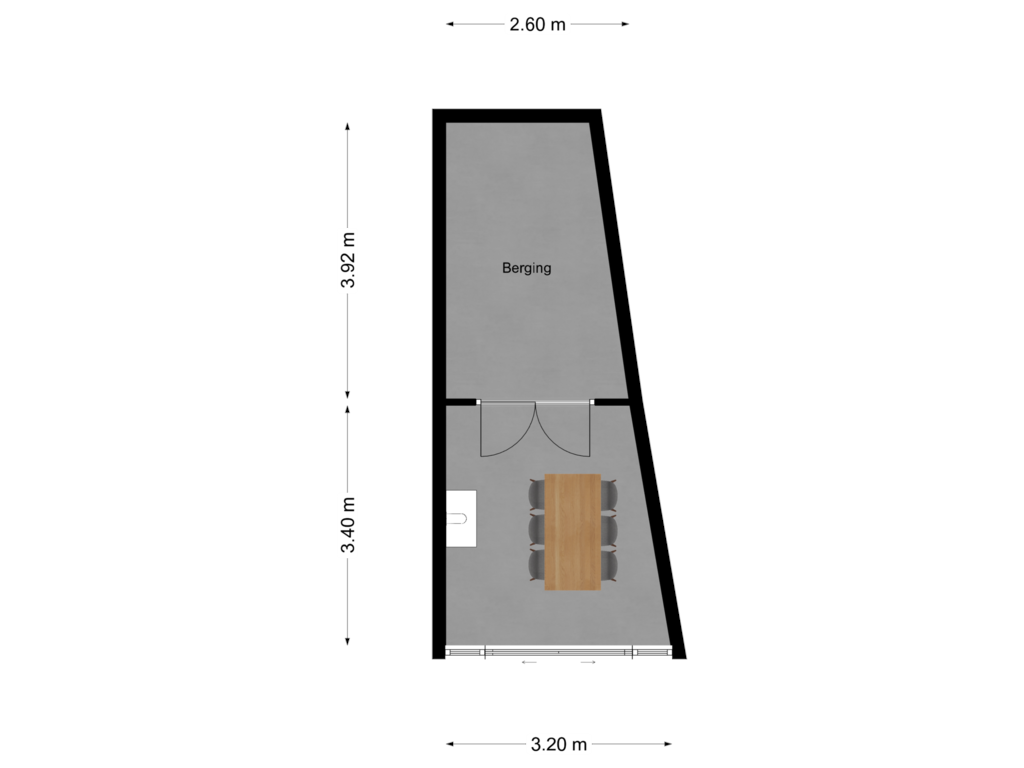 Bekijk plattegrond van Floor 3 van Monseigneur Völkerstraat 46