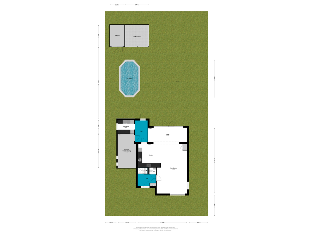 Bekijk plattegrond van Tuin van Linge Singel 21