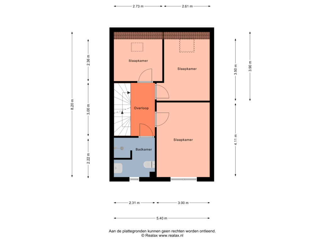 Bekijk plattegrond van Verdieping 1 van Oosterveen 26