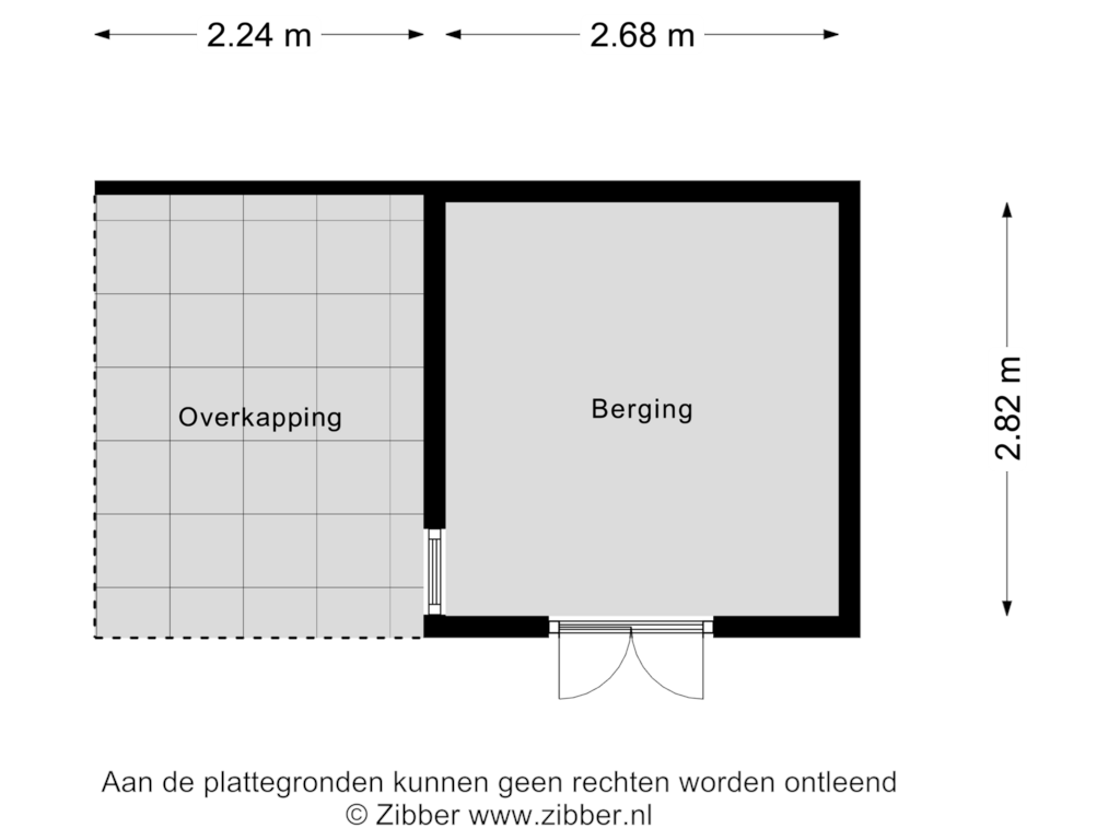 Bekijk plattegrond van Berging van Kanaal A NZ 67