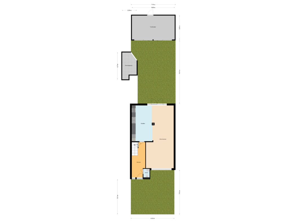 Bekijk plattegrond van Situatie van Wielewaal 45