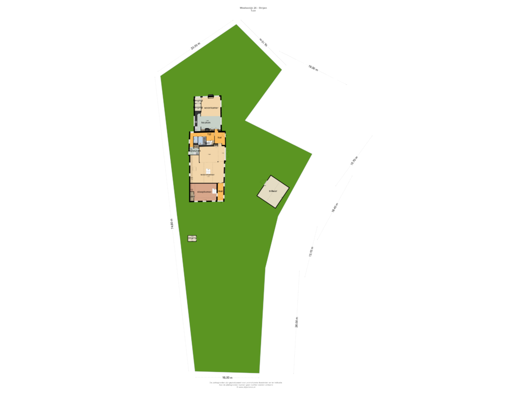 Bekijk plattegrond van Tuin van Weelsedijk 26