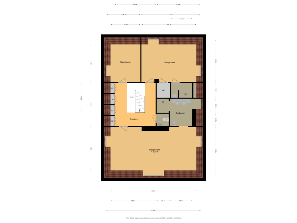 Bekijk plattegrond van 1e Verdieping van Raadhuisstraat 31