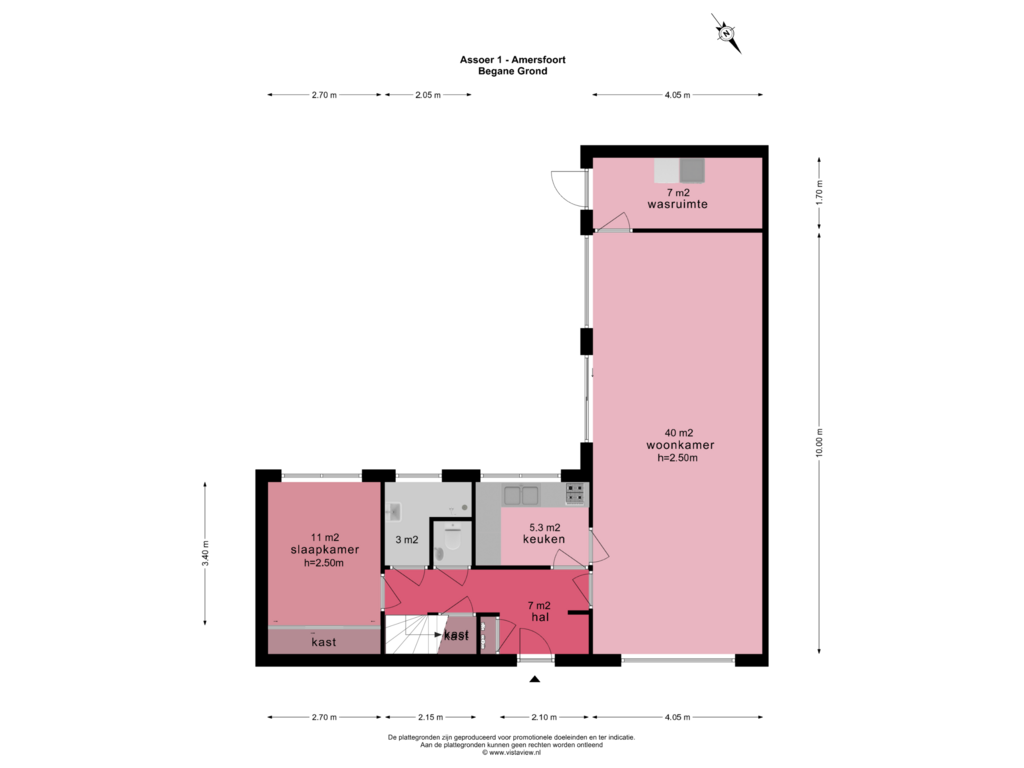 Bekijk plattegrond van BEGANE GROND van Assoer 1