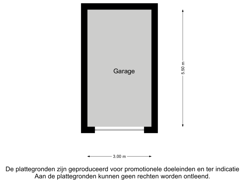 Bekijk plattegrond van Garage van Zoutlaan 41