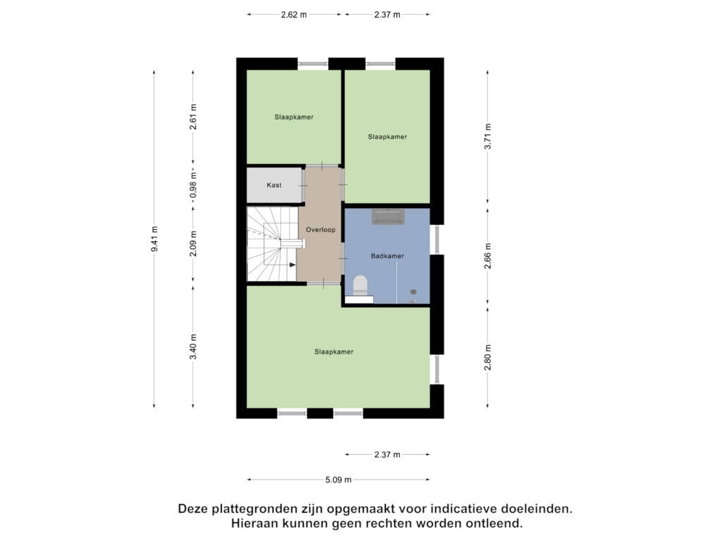 Bekijk plattegrond van Eerste Verdieping van Jazzroute 114