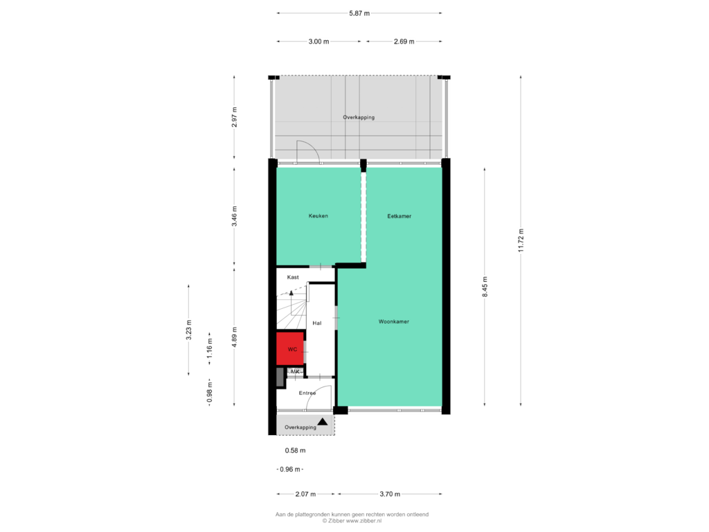 Bekijk plattegrond van Begane Grond van Van Anrooijstraat 102