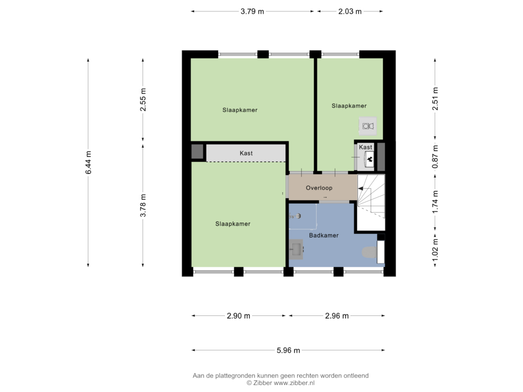 Bekijk plattegrond van Eerste Verdieping van van Strijenstraat 40