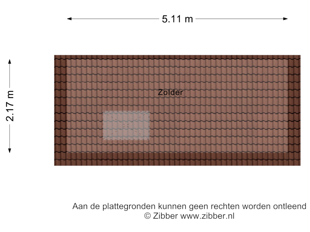 Bekijk plattegrond van Zolder van Rosariumstraat 10